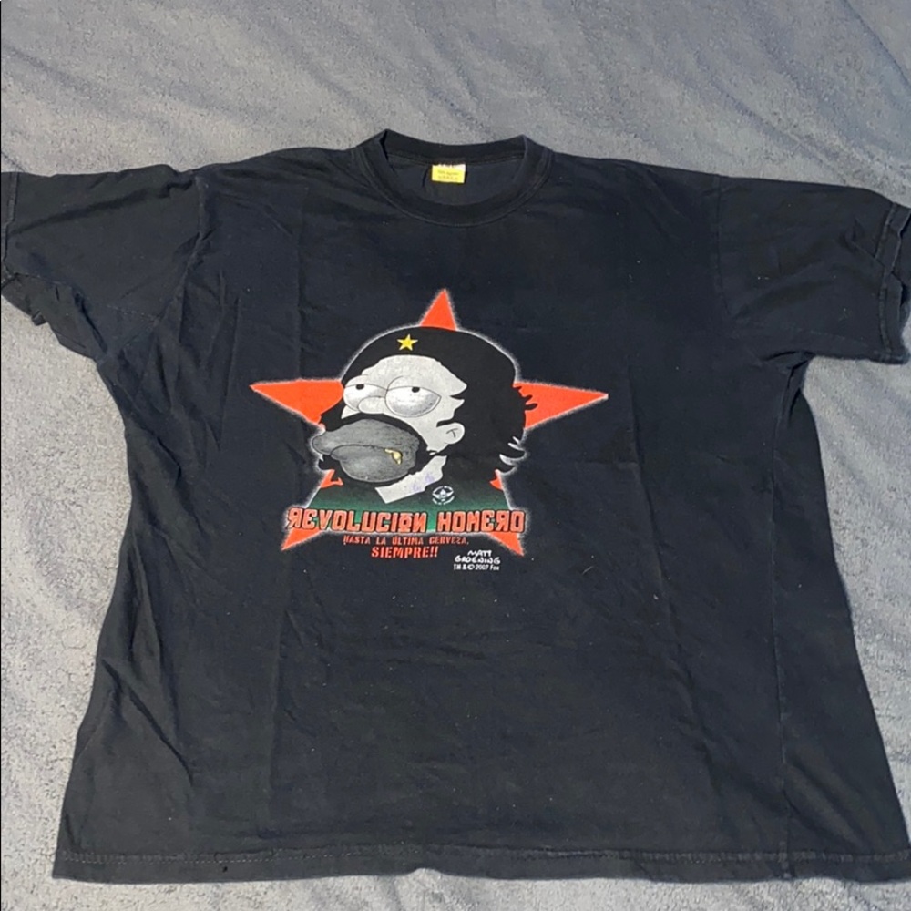 2007 Simpsons Revolucion Homero Tee